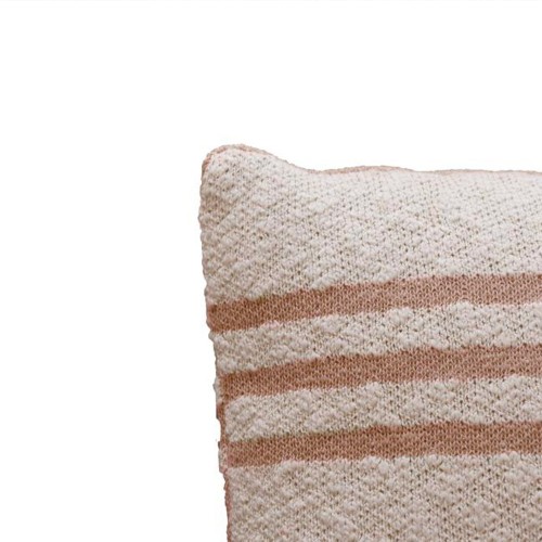 Knitted Cushion Duetto Powder - Natural Lorena Canals