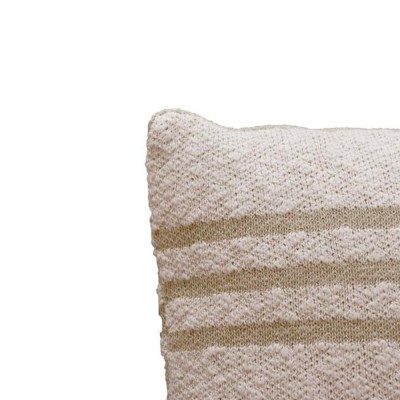 Gebreid Kussen Duetto Olijf - Naturel Lorena Canals 2