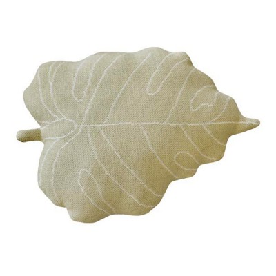 Gebreid Kussen Baby Leaf Olijf Lorena Canals Lorena Canals