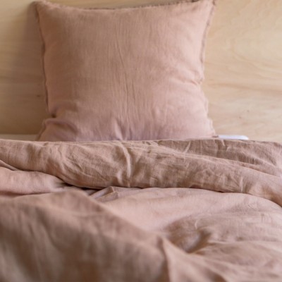 Clay washed linen duvet cover Gabrielle Paris Gabrielle Paris