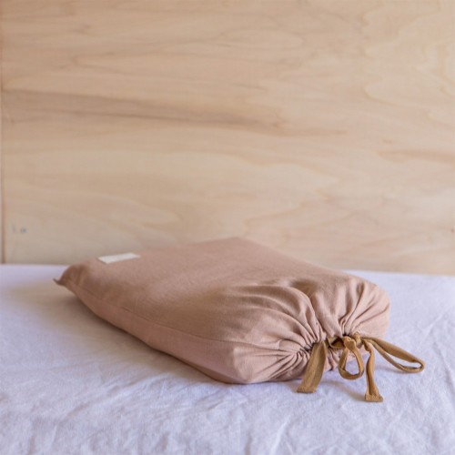 Clay washed linen duvet cover Gabrielle Paris