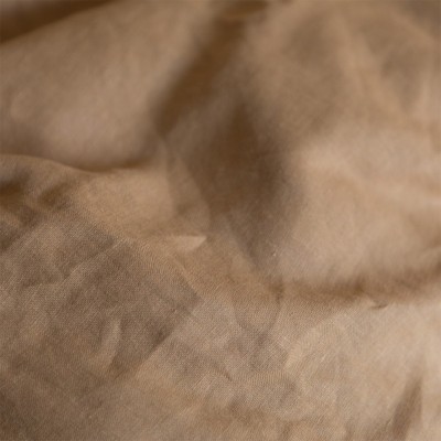 Tobacco washed linen pillowcase Gabrielle Paris 2