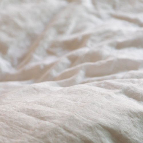 Milk white washed linen pillowcase Gabrielle Paris