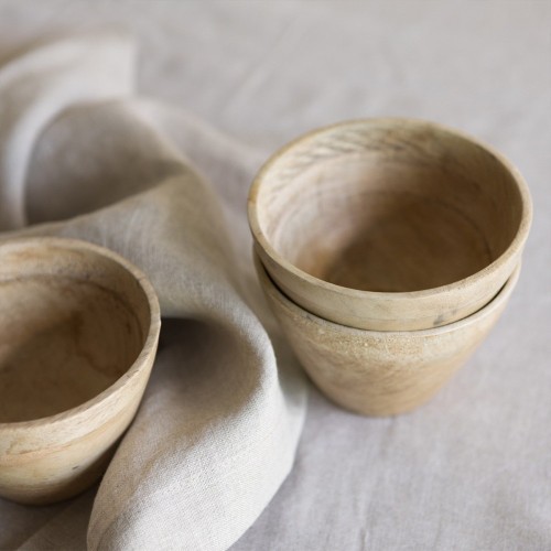 Natural washed linen tablecloth Gabrielle Paris