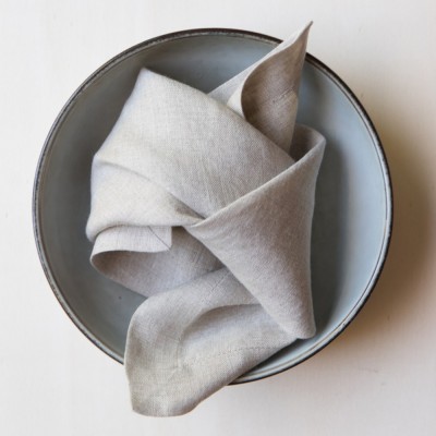 Natural washed linen napkin