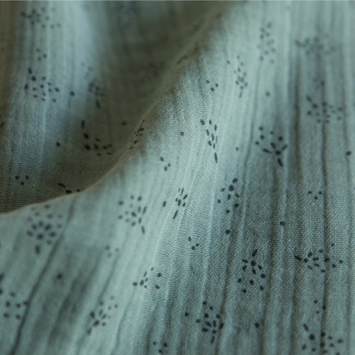 Parure de lit Etincelle Eucalyptus 1 personne Gabrielle Paris