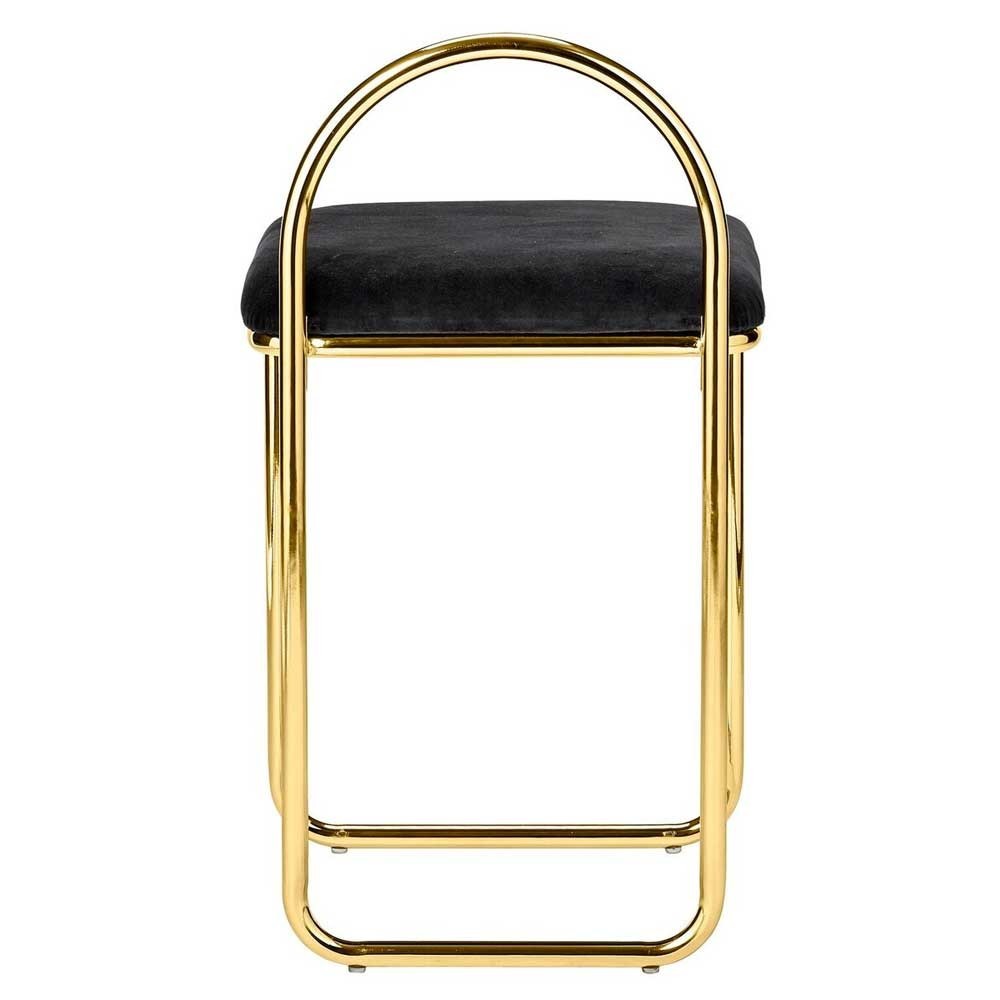 Angui anthracite & gold chair AYTM