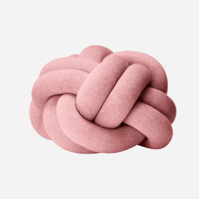 Knot pink cushion