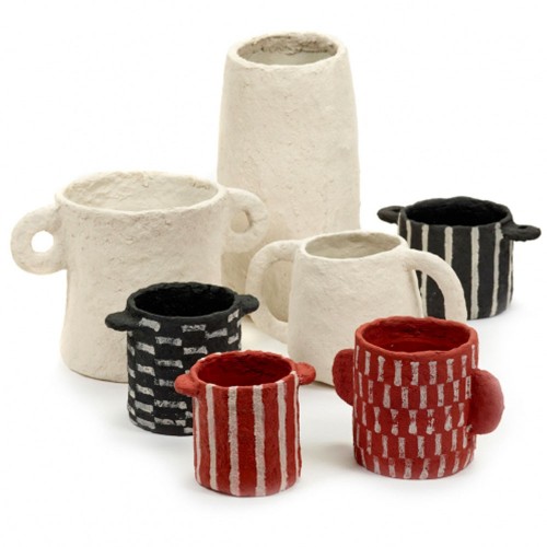 Marie papier-maché pot M Serax