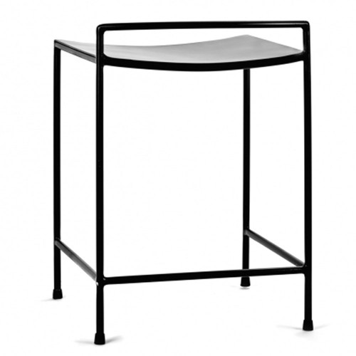 Asiento de metal negro Nello Serax