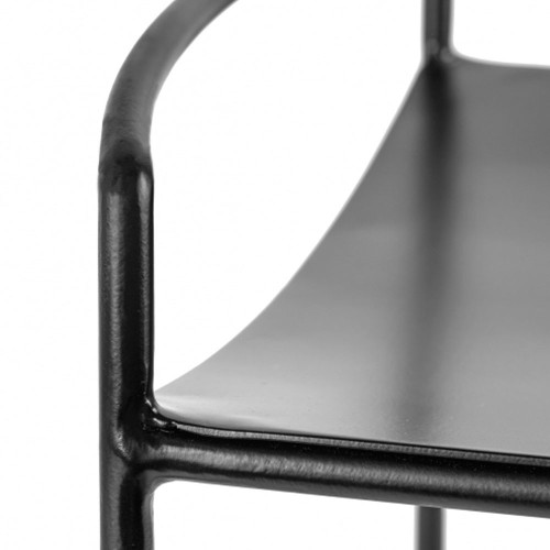 Asiento de metal negro Nello Serax