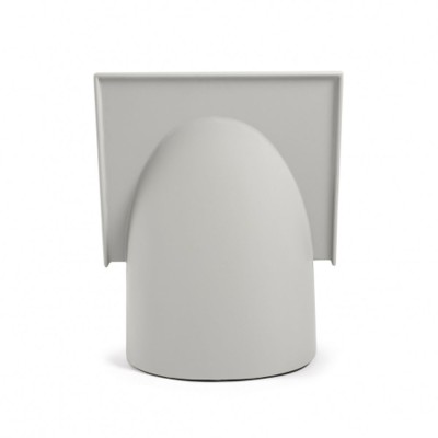 Silla baja de metal gris Valérie Serax 2