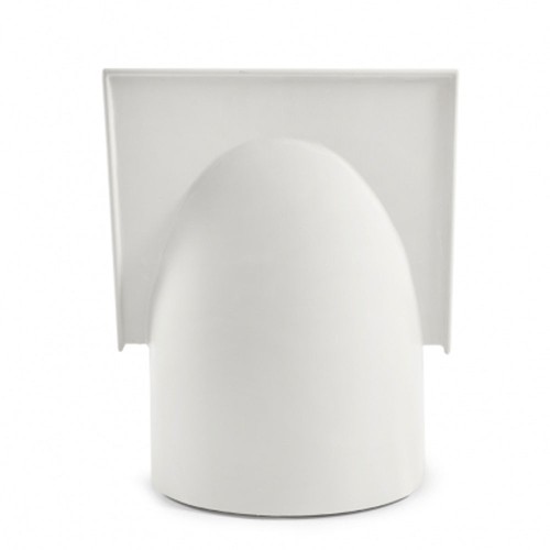 Low chair Valérie white metal Serax