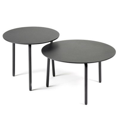 August side table black L Serax 2