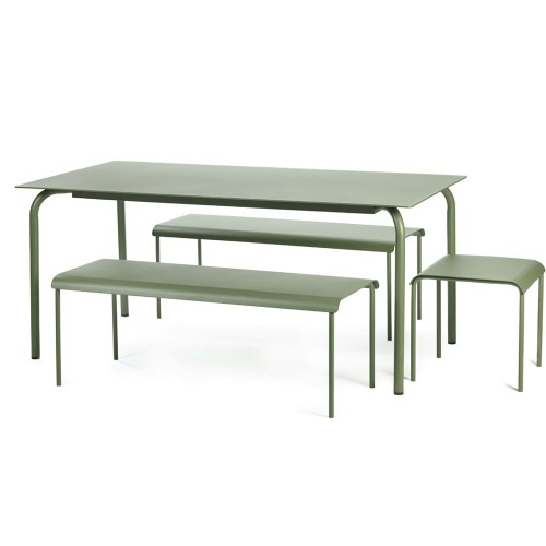 Eettafel August S eucalyptus groen Serax