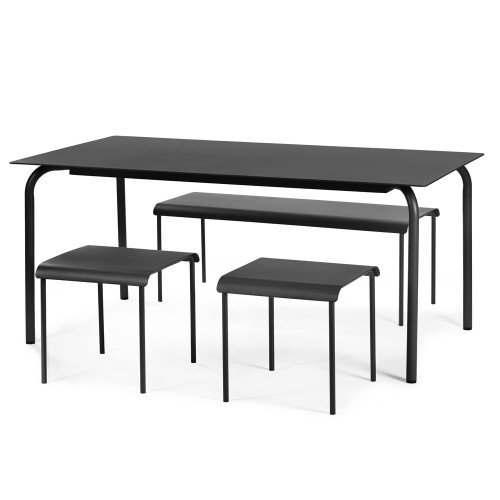Dining table August M black Serax