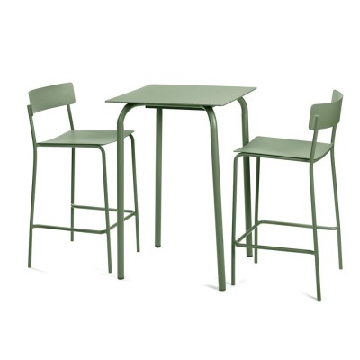 Mesa de bar August verde eucalipto Serax 2