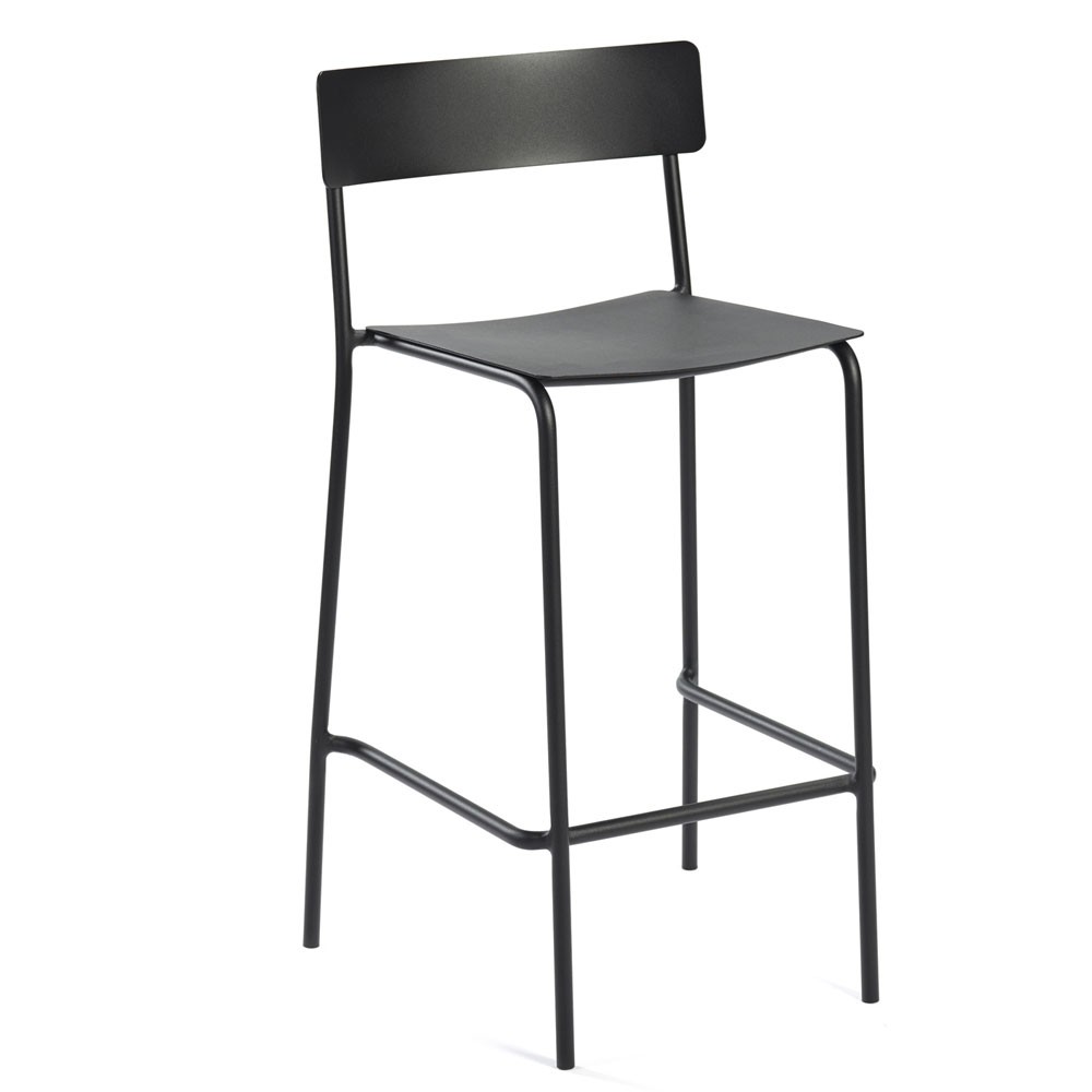 August bar stool black Serax