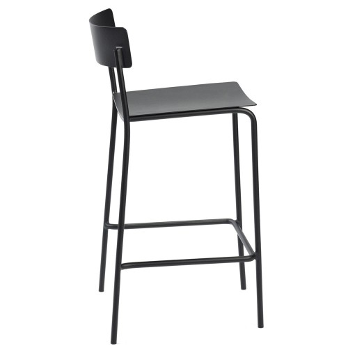 Taburete de bar August negro Serax