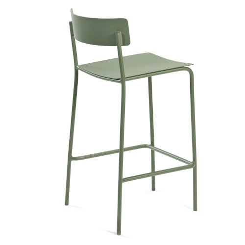 Tabouret de bar August vert eucalyptus Serax