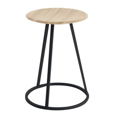Tabouret Gustave chêne & gris ardoise Hartô Hartô