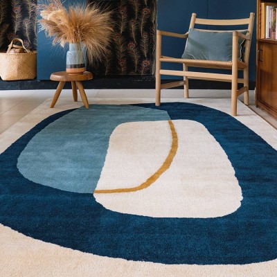 Tapis Inclusion bleu orage Edito Paris 2