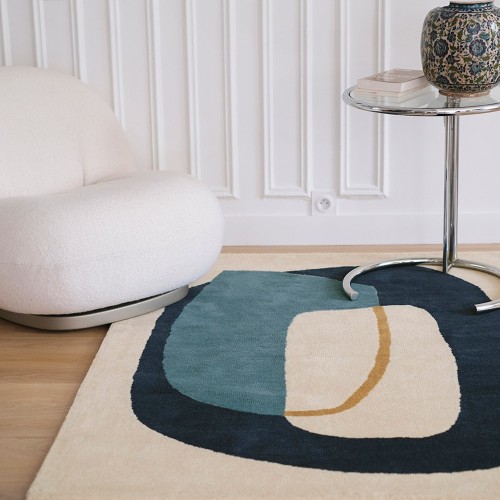 Storm Blue Inclusion Rug Edito Paris