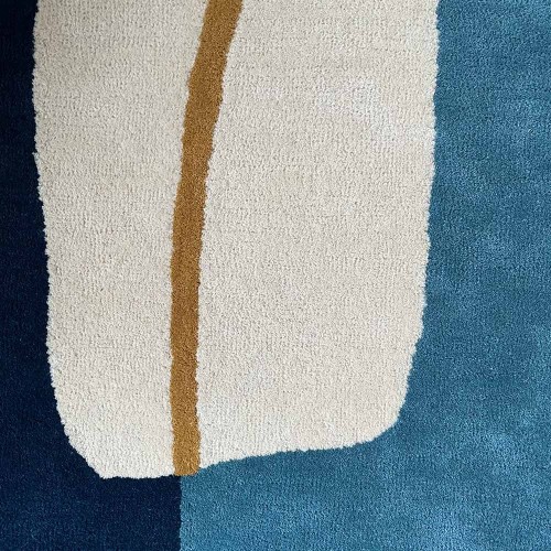 Tappeto Inclusion Blu Tempesta Edito Paris