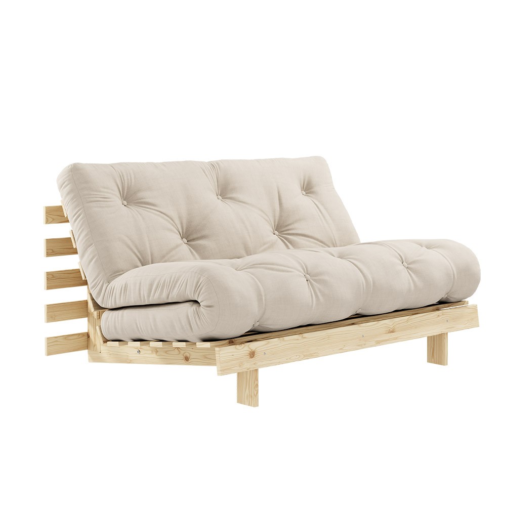 Divano letto a 2 posti Roots 747 Beige Karup Design