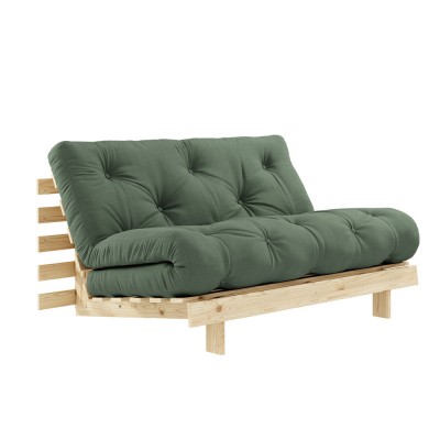 2-seater sofa bed Roots 756 Olive Green Karup Design