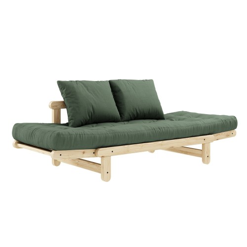 Canapé-lit 1 place Beat 756 Olive Green Karup Design