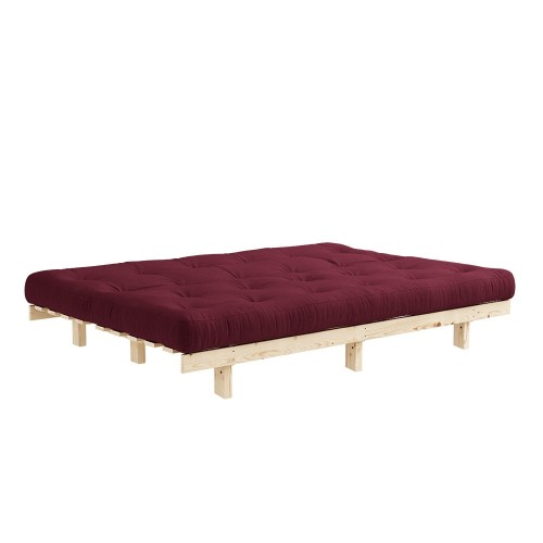 Sofa bed 3 places Lean 710 Bordeaux Karup Design