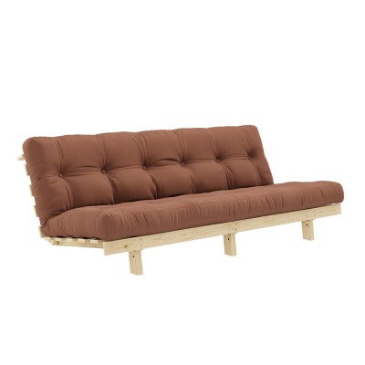 Leaning 3 seater sofa bed 759 Clay Brown Karup Design
