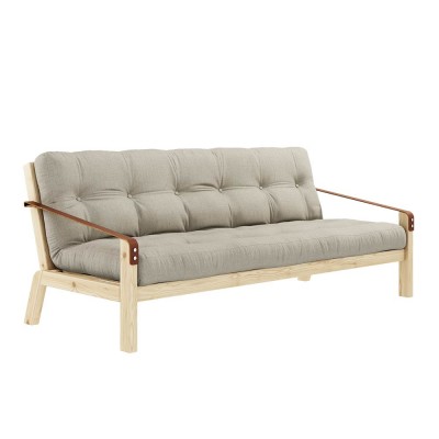 Poetry 914 Linen 3-seater Sofa Bed Karup Design
