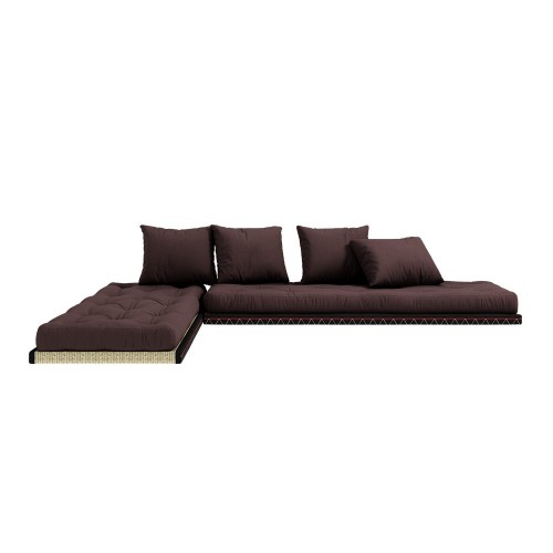 3-seater sofa bed Chico 715 Brown Karup Design