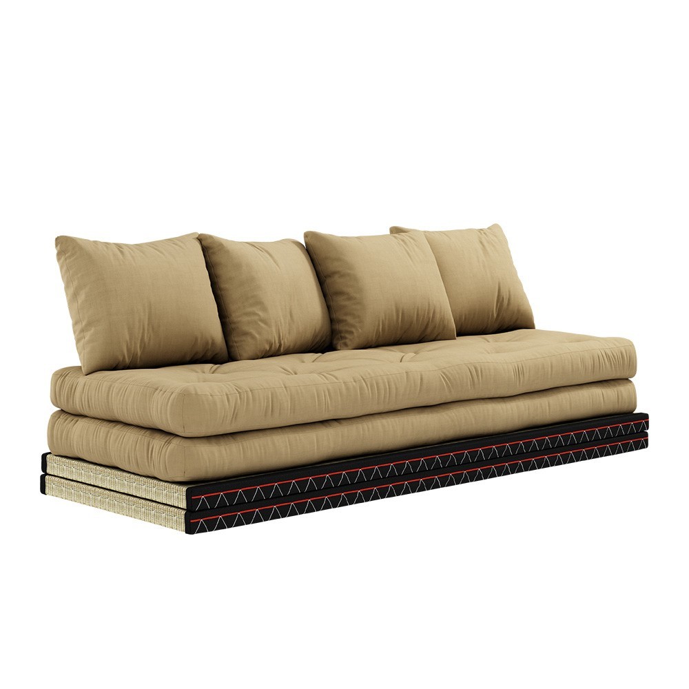 3-zits slaapbank Chico 758 Tarwe Beige Karup Design