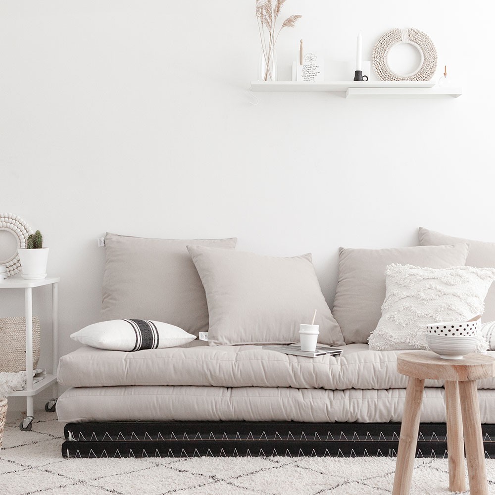 Chico 755 Mocca 3 seater sofa bed Karup Design