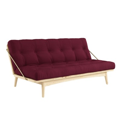 Sofa bed 3 places Folk 710 Bordeaux Karup Design