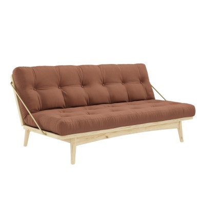 Folk 759 Clay Brown 3 seater sofa bed Karup Design