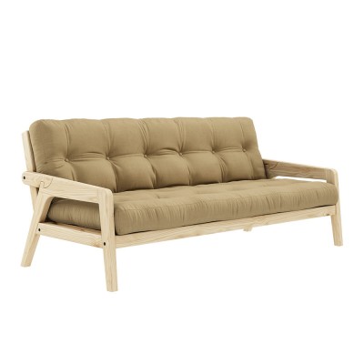 3-seater sofa bed Grab 758 Wheat Beige Karup Design