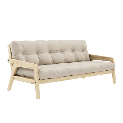 Sofa bed-3 seats Grab 747 Beige Karup Design