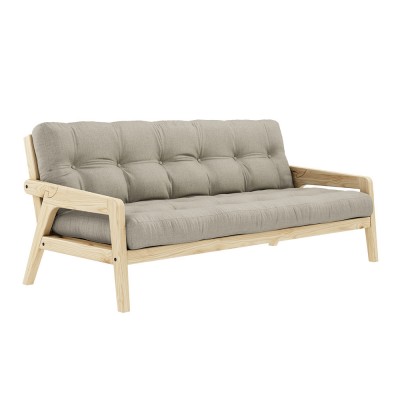 3-seater sofa bed Grab 914 Linen Karup Design