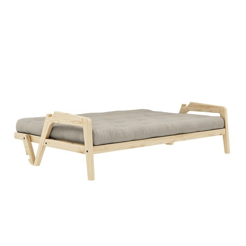 3-seater sofa bed Grab 914 Linen Karup Design