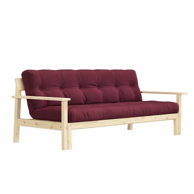 Sofá cama de 3 plazas Unwind 710 Burdeos Karup Design