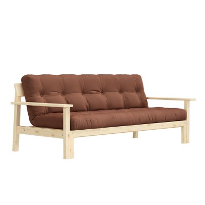 Unwind 759 Clay Brown 3 seater sofa bed Karup Design