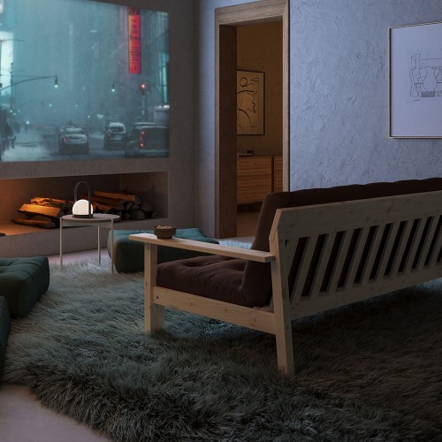 Unwind 759 Clay Brown 3-Sitzer-Schlafsofa Karup Design