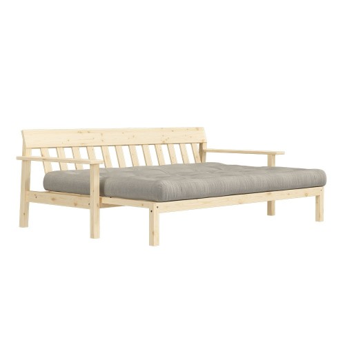 Unwind 914 Linen 3 seater sofa bed Karup Design