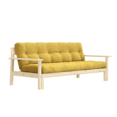 Unwind 3 seater sofa bed 514 Honey Karup Design