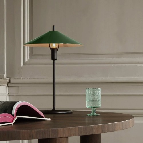 Tafellamp Filo Zwart Donker Olijf Ferm Living