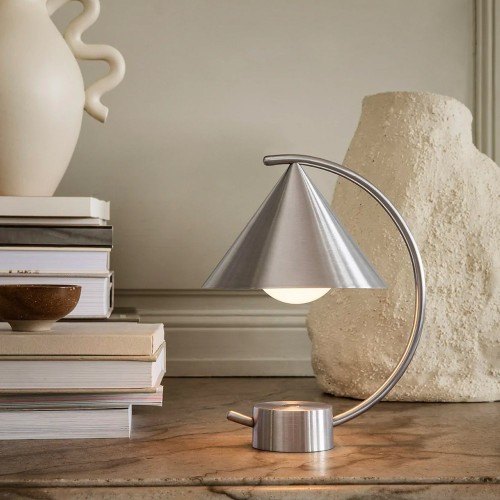 Meridian lamp geborsteld staal Ferm Living